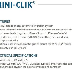 سنسور باران هانتر مدل Mini Click