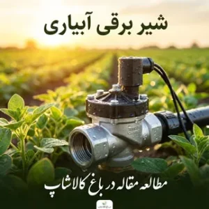 شیر برقی آبیاری