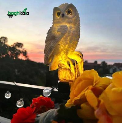 چراغ باغی خورشیدی جغد